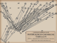 Landolt-Börnstein physikalisch-chemische Tabellen : Ergänzungsband. Bd. 3. T. 2