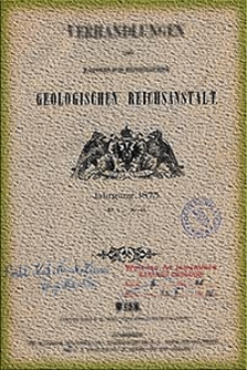 Verhandlungen der Geologischen Bundesanstalt Jg. 1873 Nr 1-18