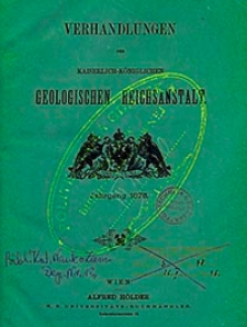 Verhandlungen der Geologischen Bundesanstalt Jg. 1875 Nr 1-18