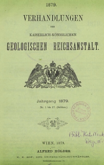 Verhandlungen der Geologischen Bundesanstalt Jg. 1879 Nr 1-17