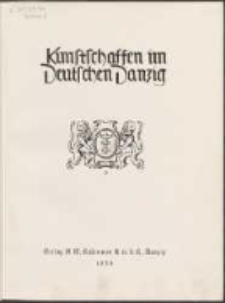 Kunstschaffen im Deutschen Danzig