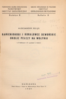 Ramienionogi i koralowce dewońskie okolic Pełczy na Wołyniu