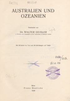 Australien und Ozeanien