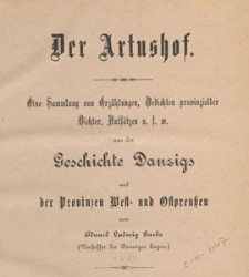 Der Artushof : (Danziger Volksbibliothek) : Sonntagsbeilage zur "Danziger Volkszeitung, 1880 nr 13