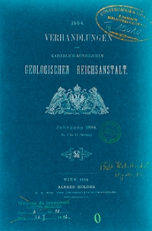 Verhandlungen der Geologischen Bundesanstalt Jg. 1884 Nr 1-18
