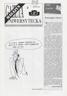 Gazeta Uniwersytecka Magazyn, 1993, nr 2