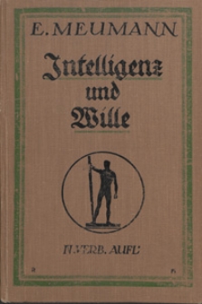 E. Meumann's Intelligenz und Wille