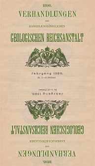 Verhandlungen der Geologischen Bundesanstalt Jg. 1898 Nr 1-18