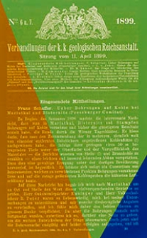 Verhandlungen der Geologischen Bundesanstalt Jg.1899 Nr 1-18
