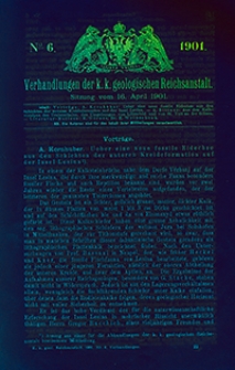 Verhandlungen der Geologischen Bundesanstalt Jg. 1901 Nr 1-18