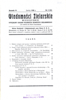 Wiadomości Zielarskie 1938, R. 6, nr 2-5, 9, 12
