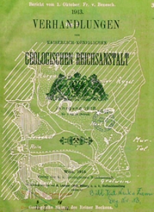 Verhandlungen der Geologischen Bundesanstalt Jg. 1913 Nr 1-18