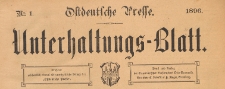 Unterhaltungs-Blatt, 1896, 01.01 nr 1