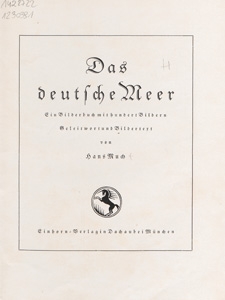 Das deutsche Meer : ein Bilderbuch mit hundert Bildern