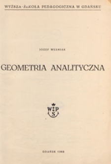 Geometria analityczna