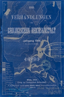 Verhandlungen der Geologischen Bundesanstalt Jg. 1918 Nr 1-12