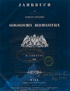 Jahrbuch der Kaiserlich-Königlichen Geologischen Reichsanstalt Jg. 3 1852.