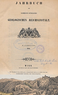 Jahrbuch der Kaiserlich-Königlichen Geologischen Reichsanstalt Jg. 4 1853