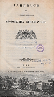 Jahrbuch der Kaiserlich-Königlichen Geologischen Reichsanstalt Jg. 5 1854