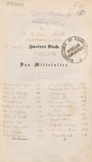 Länder- und Völkerthume in Biographie. Bd. 1, B. 2, Das Mittelalter