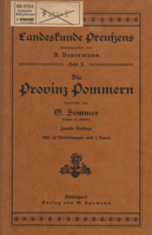 Die Provinz Pommern
