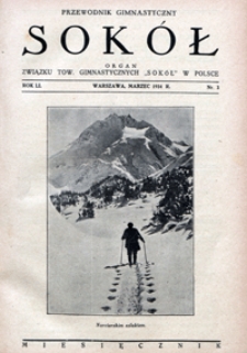 Przewodnik Gimnastyczny "Sok&oacute;ł", 1934, Nr 3