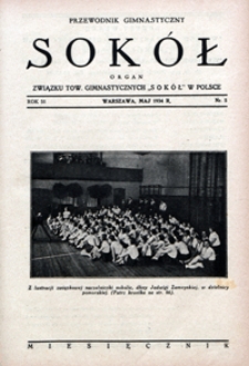 Przewodnik Gimnastyczny "Sok&oacute;ł", 1934, Nr 5
