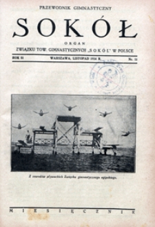 Przewodnik Gimnastyczny "Sok&oacute;ł", 1934, Nr 11