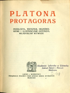 Platona Protagorias