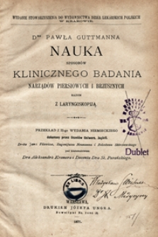 Nauka sposobów klinicznego badania narządów piersiowych i brzusznych razem z laryngoskopiją