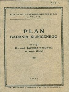 Plan badania klinicznego