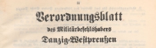 Verordnungsblatt des Militärbefehlshabers Danzig-Westpreussen, 1939.10.25 nr 14