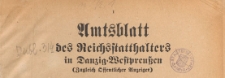 Amtsblatt des Reichsstatthalters in Danzig-Westpreussen : zugleich öffentlicher Anzeiger, 1941.01.08 nr 1
