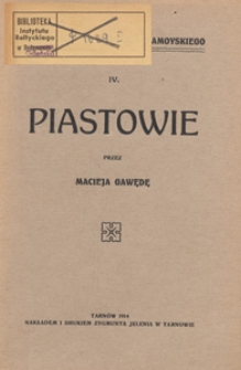 Piastowie