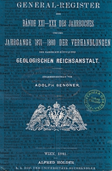 General Register Jg. 21-30 (1871-1880)