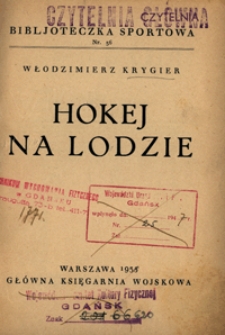 Hokej na lodzie