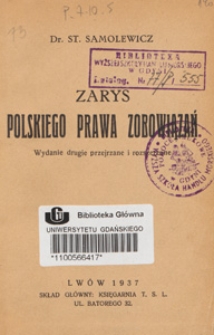 Zarys polskiego prawa zobowiązań