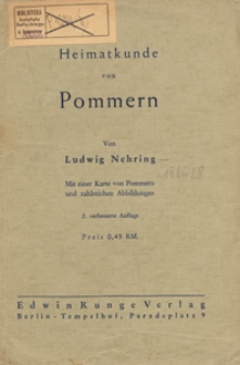 Heimatkunde von Pommern