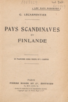 Pays scandinaves et Finlande