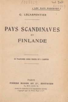 Pays scandinaves et Finlande