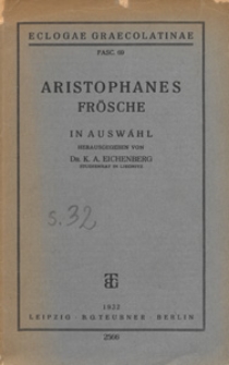 Aristophanes Fr&ouml;sche