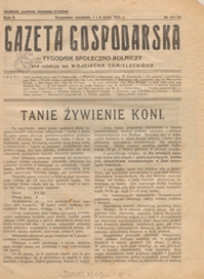Gazeta Gospodarska : tygodnik społeczno-rolniczy, 1932 nr 18/19