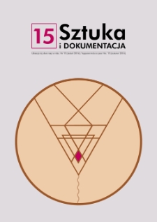 Sztuka i Dokumentacja nr 15, 2016