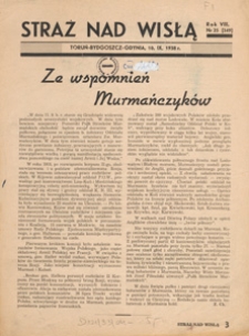 Straż nad Wisłą : dawniej Młody Gryf : pomorskie czasopismo ilustrowane, 1938 nr 25