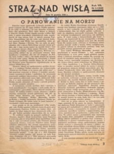 Straż nad Wisłą : dawniej Młody Gryf : pomorskie czasopismo ilustrowane, 1938 nr 34