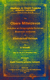Abhandlungen der Königlich Preussischen Geologischen Landesanstalt : neue Folge 1895 H. 16