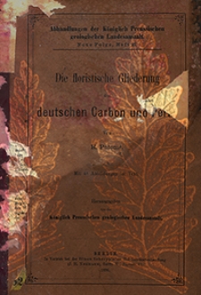 Abhandlungen der Königlich Preussischen Geologischen Landesanstalt : neue Folge 1896 H. 21
