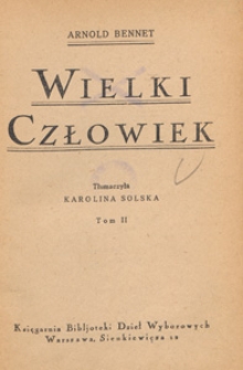 Wielki człowiek. T. 2