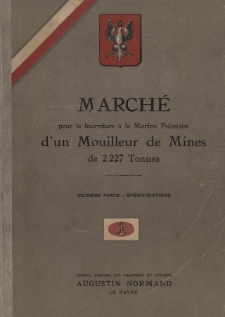 Marché pour la fourniture a la Marine polonaise d'un Mouilleur de Mines de 2.227 Tonnes : specification