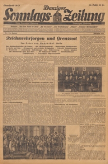Danziger Sonntags Zeitung, 1931.01.04 nr 1